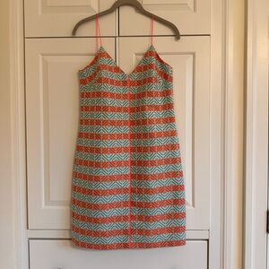 Colorful Geometric Patterned Dress